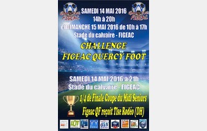Tournoi U13 & 1/4 Finale Coupe du Midi Séniors