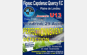 perfectionnement, détections U13 (2009) 